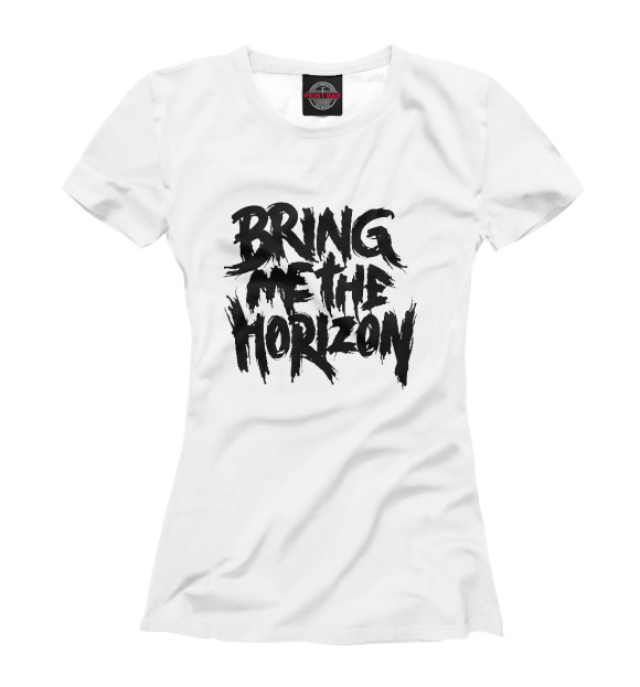 Футболка для девочек с изображением Bring Me the Horizon цвета Белый