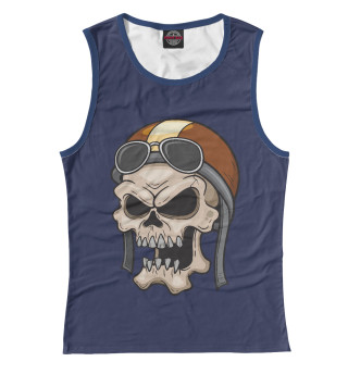 Женская майка Skull Pilot