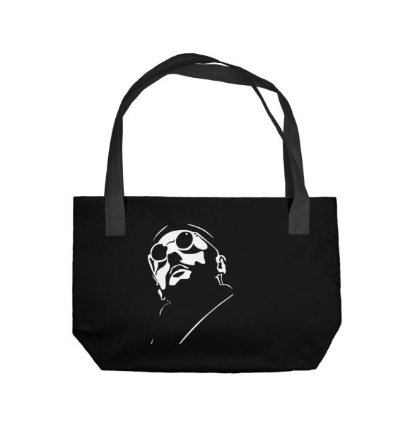 Пляжная сумка с изображением Леон цвета 