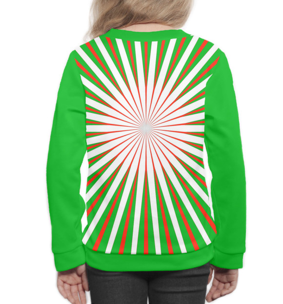 Свитшот для девочек с изображением Казань цвета Белый