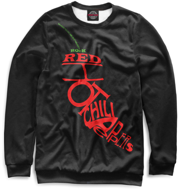 Женский свитшот с изображением RHCP цвета Белый