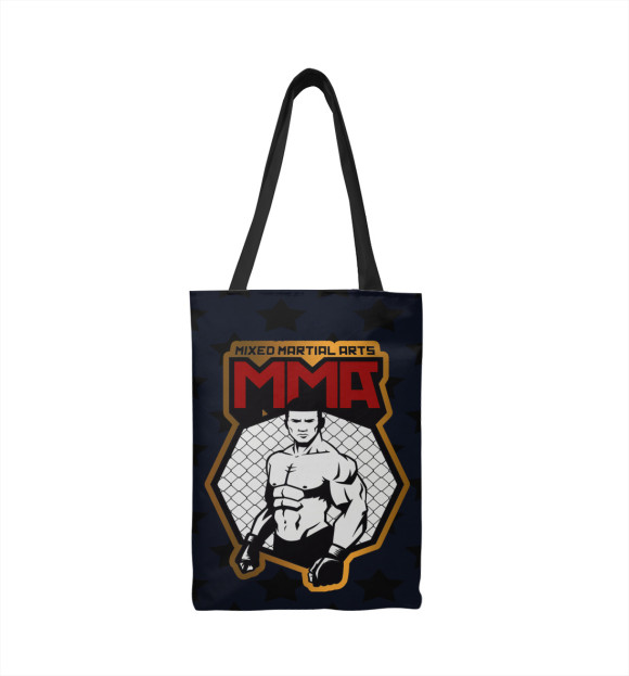 Сумка-шоппер с изображением ММА цвета 