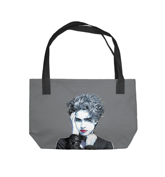 Пляжная сумка с изображением Мадонна цвета 