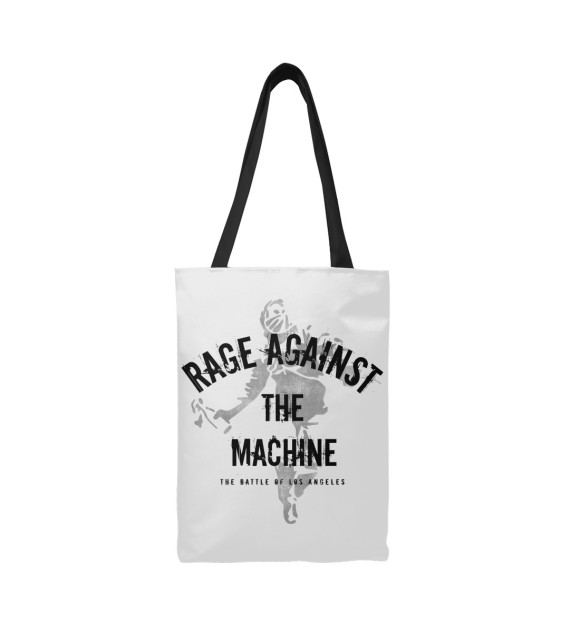 Сумка-шоппер с изображением Rage Against the Machine цвета 