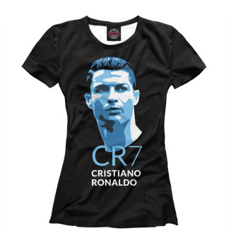 Женская футболка Cristiano Ronaldo