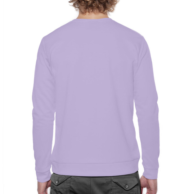 Мужской свитшот с изображением Сергей Лавров цвета Белый