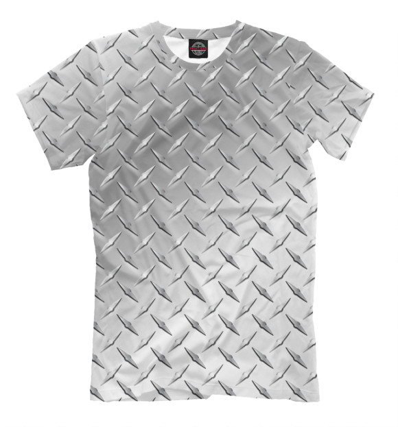 Мужская футболка с изображением Metallic цвета Бежевый