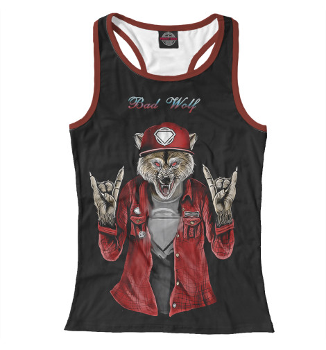 

Майки борцовки Print Bar, Белый, Bad Wolf