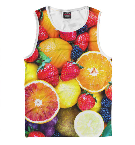

Майки Print Bar, Белый, Фрукты