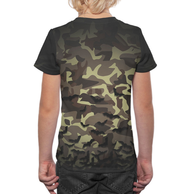 Футболка для мальчиков с изображением Военная разведка цвета Белый