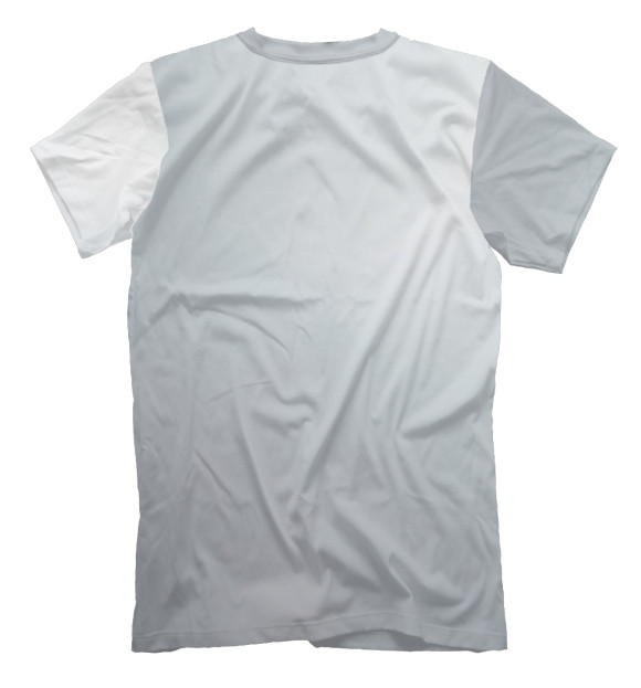 Мужская футболка с изображением 3D сердце из бабочек цвета Белый