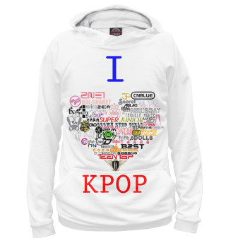 Худи для мальчика I love KPOP