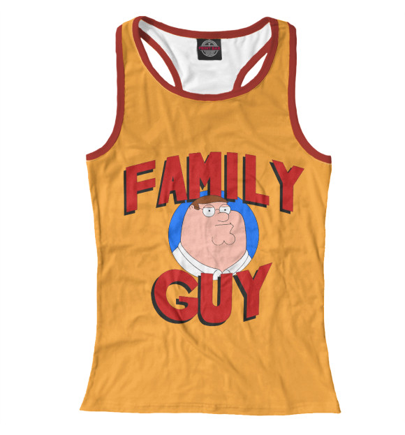 Женская майка-борцовка с изображением Family Guy цвета Белый