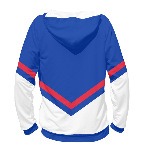 Женское худи с изображением New York Rangers цвета Белый
