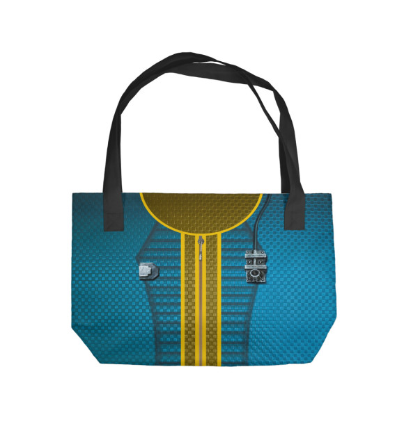 Пляжная сумка с изображением Комбинезон Убежища цвета 