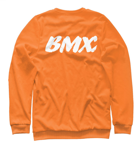 Свитшот для девочек с изображением BMX цвета Белый