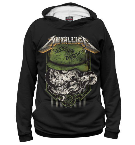 

Худи Print Bar, Белый, Metallica Seek and Destroy