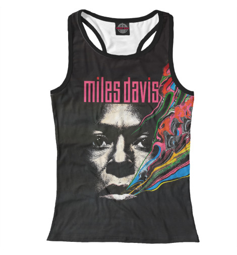 

Майки борцовки Print Bar, Белый, Miles Davis