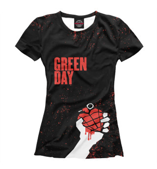 Женская футболка Green Day