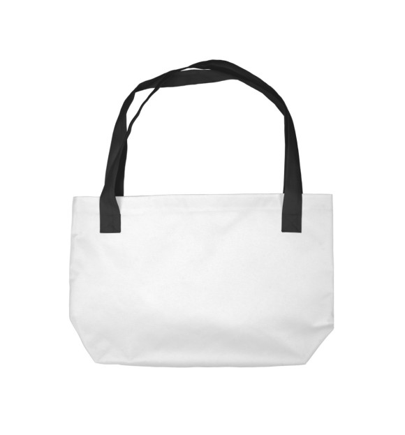 Пляжная сумка с изображением skynet logo white цвета 