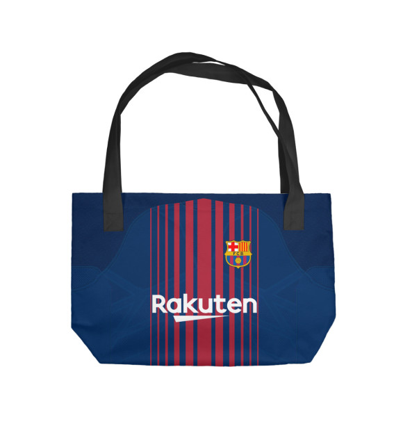 Пляжная сумка с изображением Neymar Barca цвета 