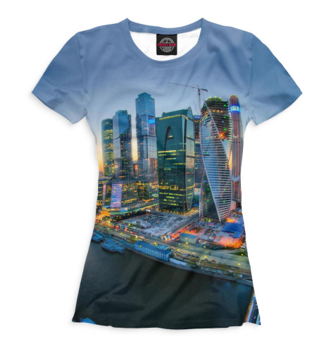 

Футболки Print Bar, Белый, Москва-Сити