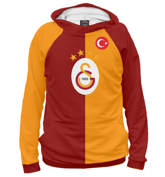Худи для девочки с изображением Galatasaray цвета Белый