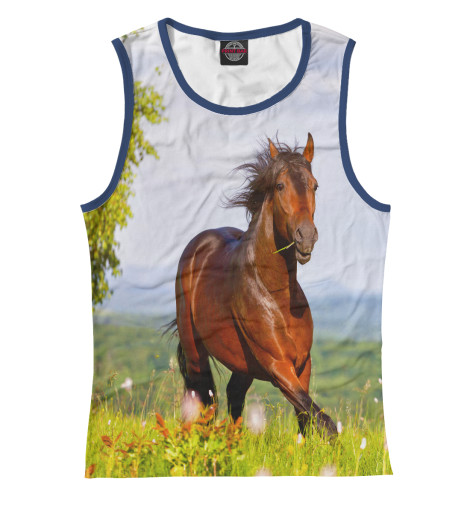 

Майки Print Bar, Белый, Лошадь