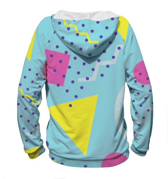 Мужское худи с изображением Волейбол — стиль жизни цвета Белый