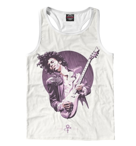 

Майки борцовки Print Bar, Белый, Prince: Purple rain