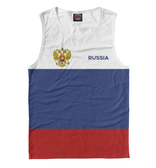 Мужская майка Russia Tricolour