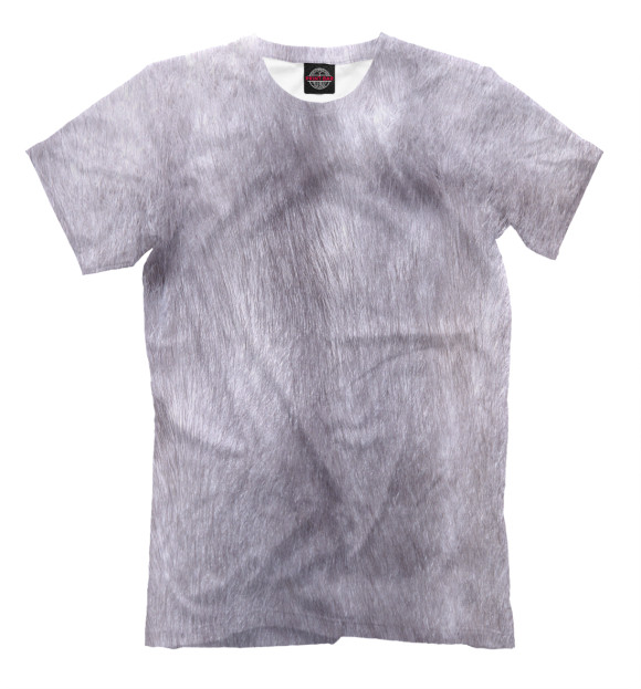 Мужская футболка с изображением Серый окрас цвета Серый