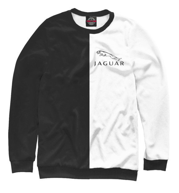 Свитшот для мальчиков с изображением Jaguar цвета Белый