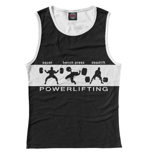 

Майки Print Bar, Белый, Powerlifting