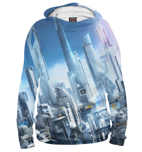 

Худи Print Bar, Белый, Mirror's Edge