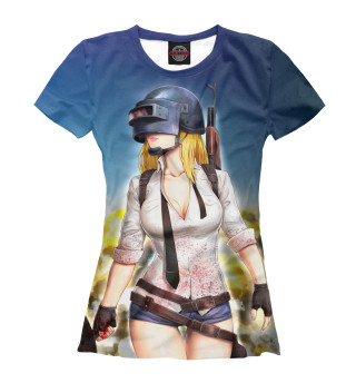 Женская футболка Pubg Girl