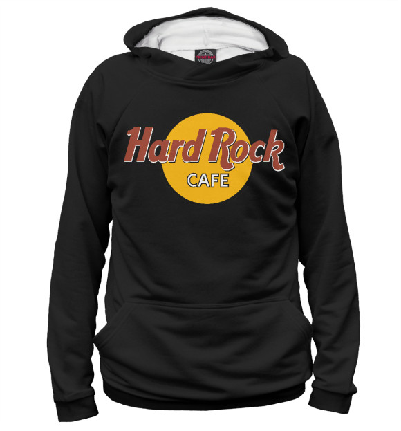 Худи для девочки с изображением Hard Rock Cafe цвета Белый