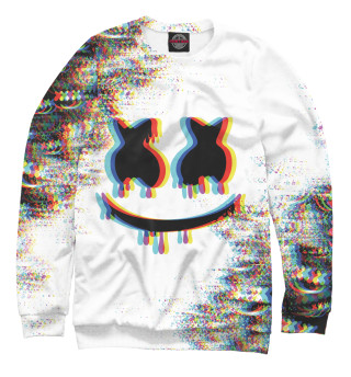 Мужской свитшот Marshmello Glitch