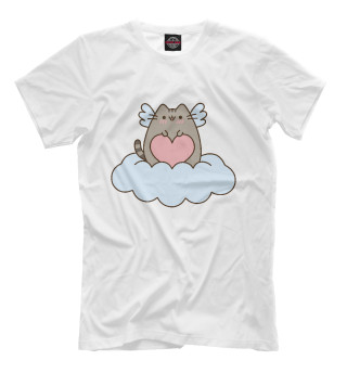 Мужская футболка Pusheen Angel