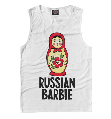 

Майки Print Bar, Белый, Русская барби