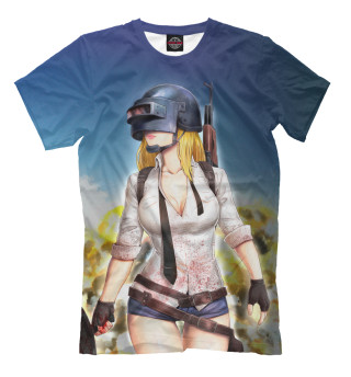 Мужская футболка Pubg Girl