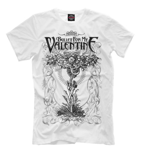 

Футболки Print Bar, Молочно-белый, Bullet For My Valentine