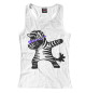 Женская майка-борцовка zebra dab
