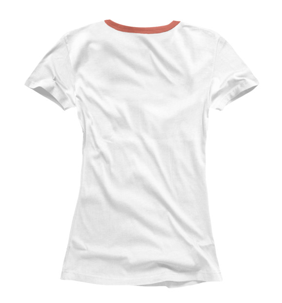 Женская футболка с изображением Я не ем друзей цвета Белый