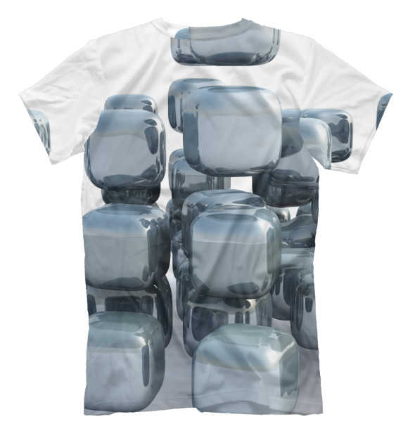 Мужская футболка с изображением Geometry Chrome цвета Белый