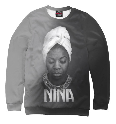 

Свитшоты Print Bar, Белый, Nina Simone
