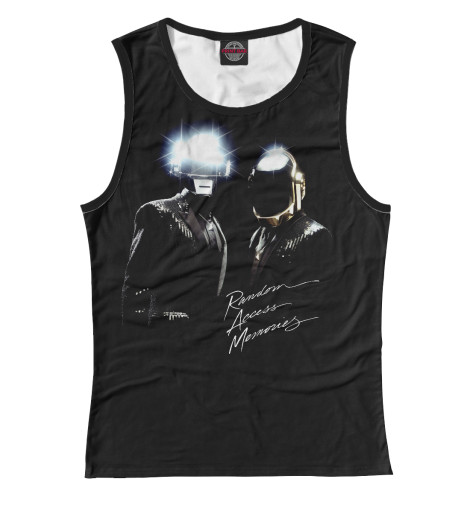 

Майки Print Bar, Белый, Daft Punk