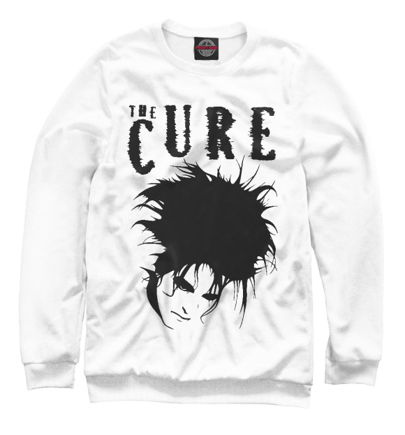 Мужской свитшот с изображением The Cure цвета Белый