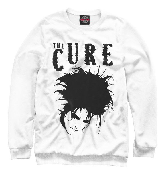 Мужской свитшот с изображением The Cure цвета Белый