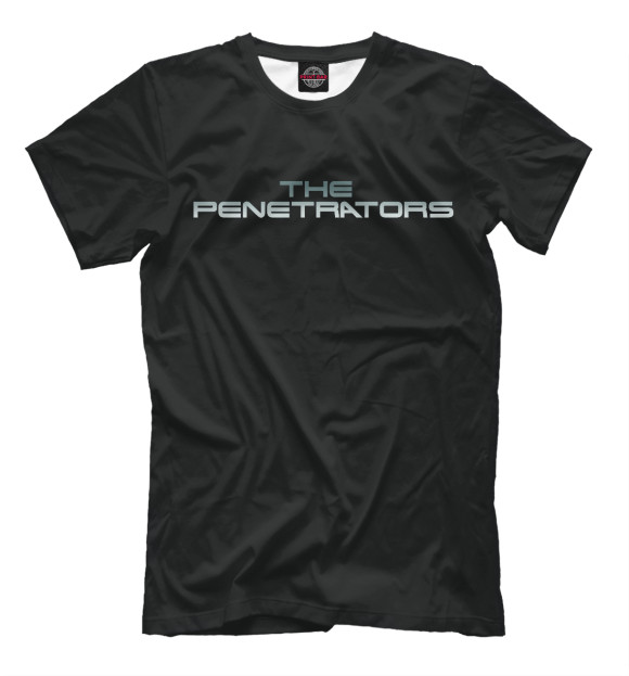 Мужская футболка с изображением Kris The Penetrators цвета Черный